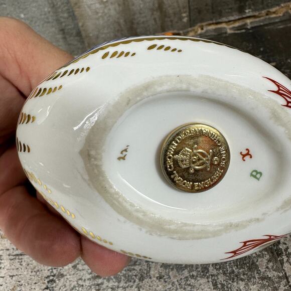 Royal Crown Derby English Bone China DUCK Paperweight Figurine - Picture 5 of 11